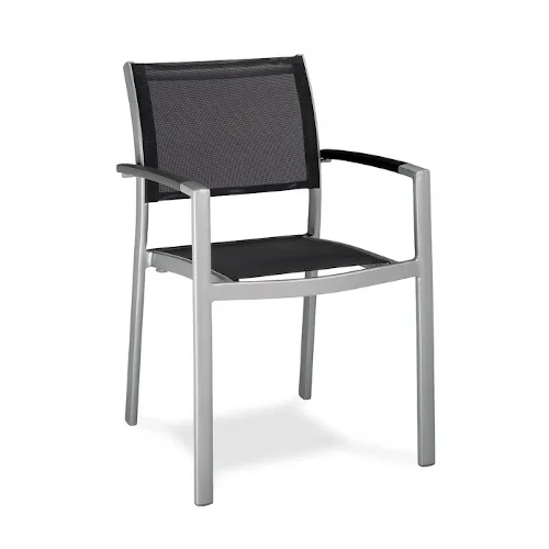 Silla con Reposabrazos de Aluminio Plastificado M267