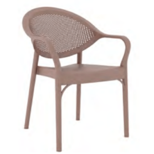 Silla Con Reposabrazos Monobloc LUNA